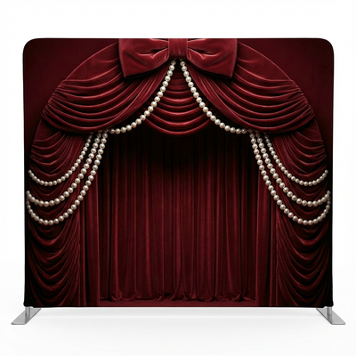 Claret Pearl Arch Pillowcover Backdrop
