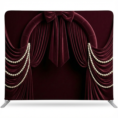 Gilded Merlot Muse Pillowcover Backdrop