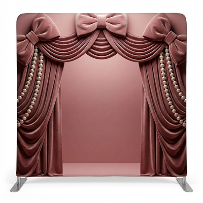 Pearl Dusty Rose Pillowcover Backdrop