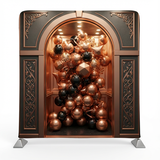 Gilded Alcove Celebration Pillowcover Backdrop