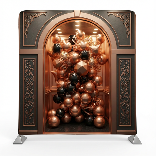 Gilded Alcove Celebration Pillowcover Backdrop