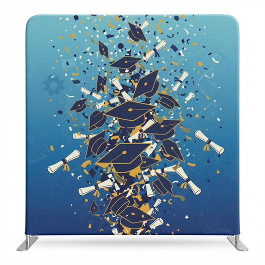 True Backdrops Scholar’s Ascent Pillowcover Backdrop featuring a printed fabric design on a pillowcover backdrop.