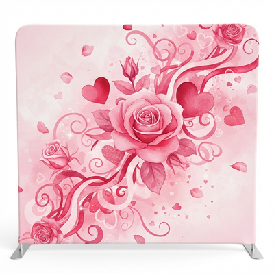 Blushing Devotion Pillowcover Backdrop