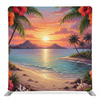 Hibiscus Horizon Sunset Pillowcover Backdrop