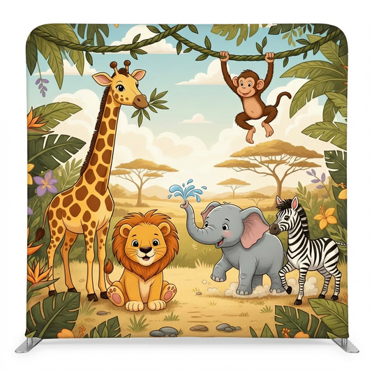 Serengeti Sunshine Pillowcover Backdrop