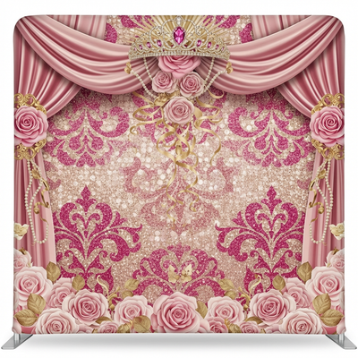 Royal Rose Damask Pillowcover Backdrop