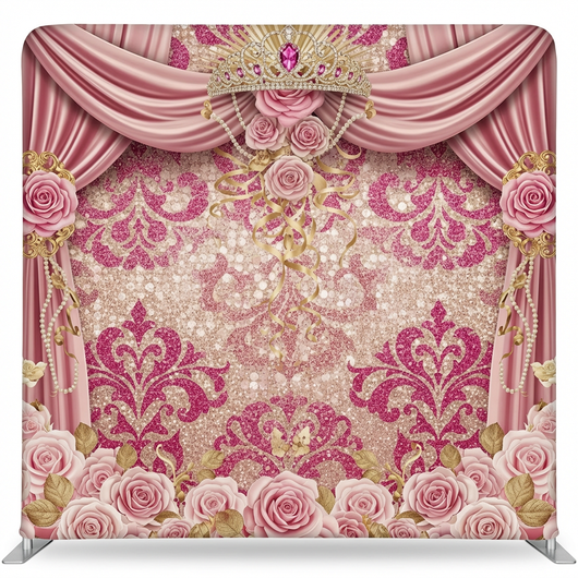 Royal Rose Damask Pillowcover Backdrop