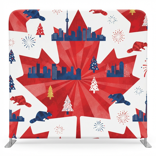 Northern Heritage Skyline Pillowcover Backdrop