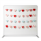 Whimsical Pastel Puffy Heart Garland Pillowcover Backdrop