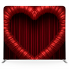 Crimson Satin Heart Arch Pillowcover Backdrop