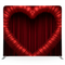 Crimson Satin Heart Arch Pillowcover Backdrop