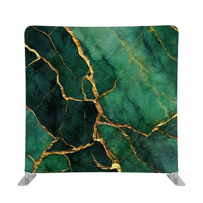 Emerald Kintsugi Pillowcover Backdrop