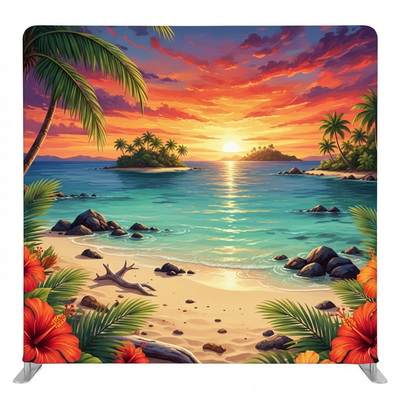 Island Solstice Pillowcover Backdrop