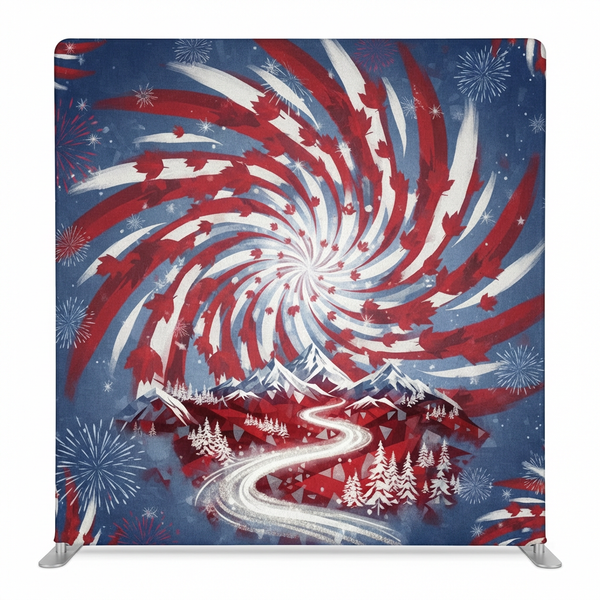 Northern Twilight Fireworks Pillowcover Backdrop