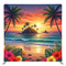 Tropical Amber Sunset Pillowcover Backdrop
