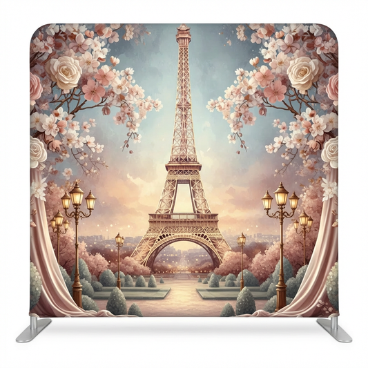 Midnight in Paris Pillowcover Backdrop