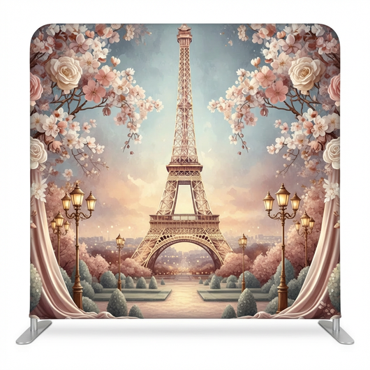 Midnight in Paris Pillowcover Backdrop