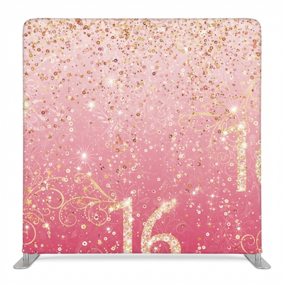 Gilded Rosé Celebration Pillowcover Backdrop