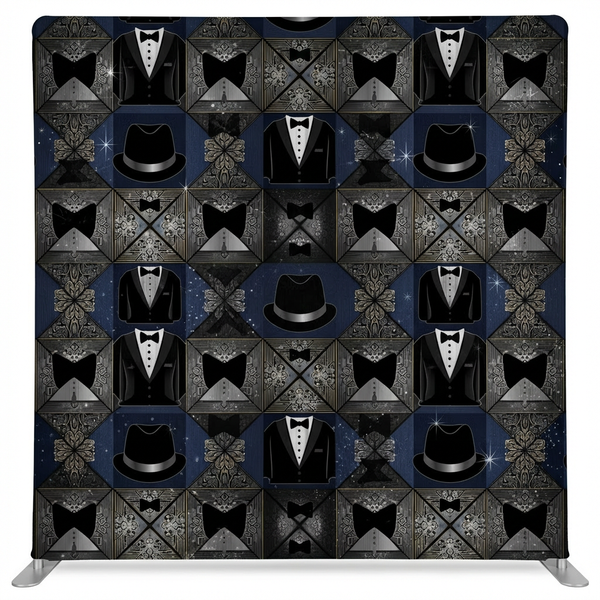 Midnight dapper Pillowcover Backdrop
