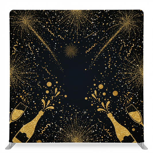 Midnight Celebration Pillowcover Backdrop