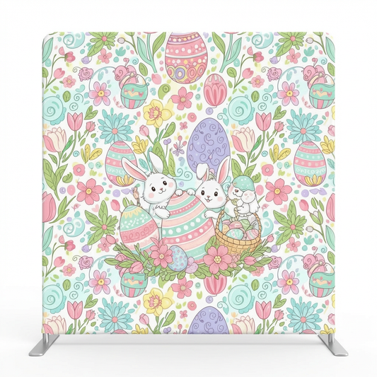 Pastel Meadow Whimsy Pillowcover Backdrop