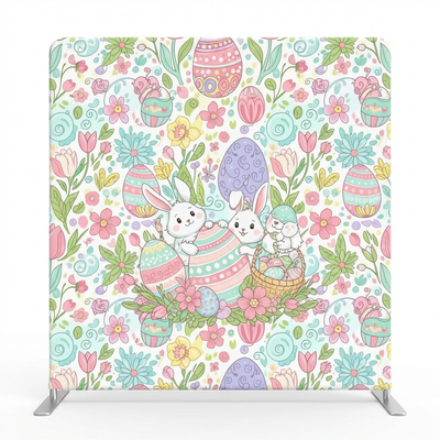 Pastel Meadow Whimsy Pillowcover Backdrop