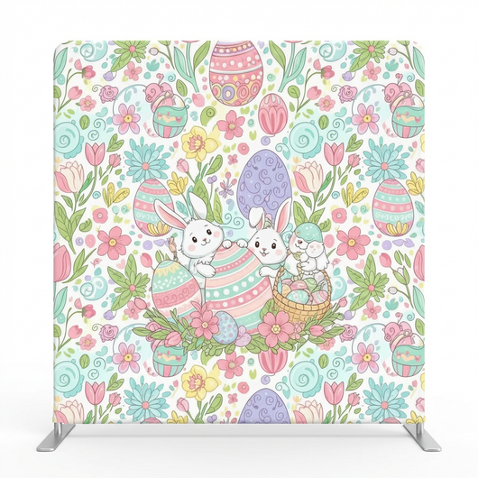 Pastel Meadow Whimsy Pillowcover Backdrop