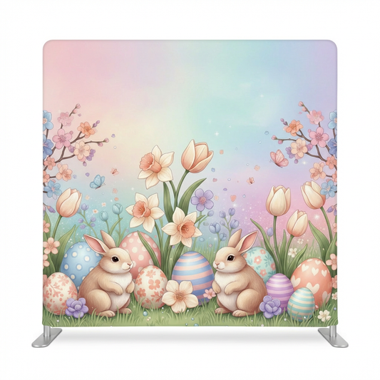 Pastel Meadow Dreams Pillowcover Backdrop