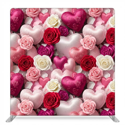 Velvet Heartstrings Pillowcover Backdrop
