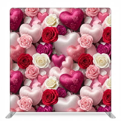 Velvet Heartstrings Pillowcover Backdrop