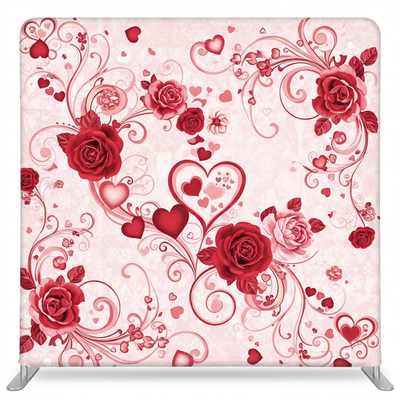 Crimson Waltz Double-Sided Pillowcover Backdrop - Back