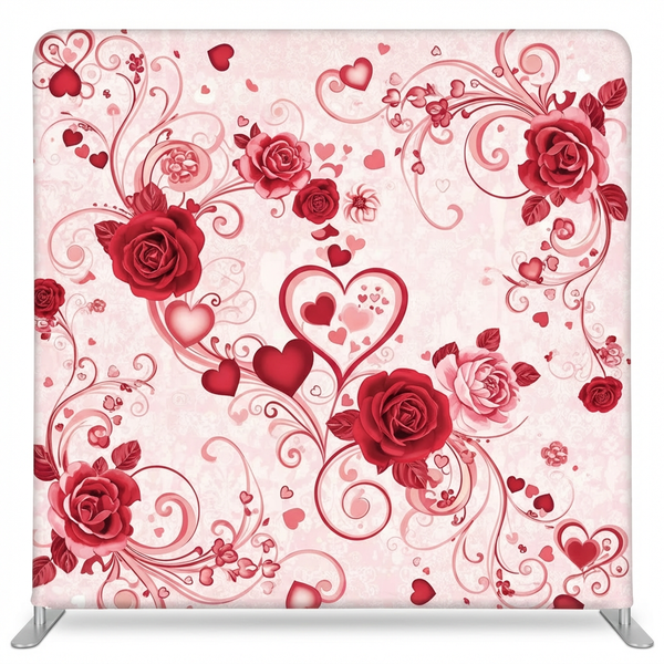 Crimson Waltz Double-Sided Pillowcover Backdrop - Back