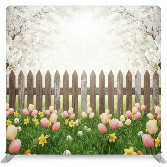 Morning Meadow Mist Pillowcover Backdrop