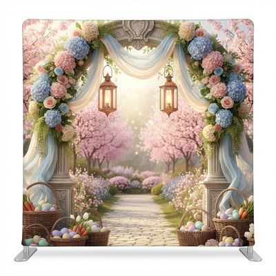 Pastel Spring Promenade Pillowcover Backdrop