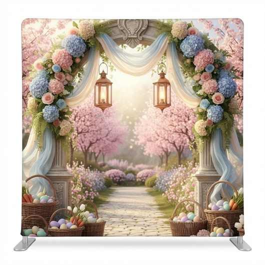 Pastel Spring Promenade Pillowcover Backdrop