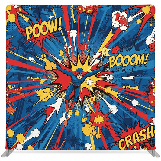 Cosmic Heroics Pillowcover Backdrop