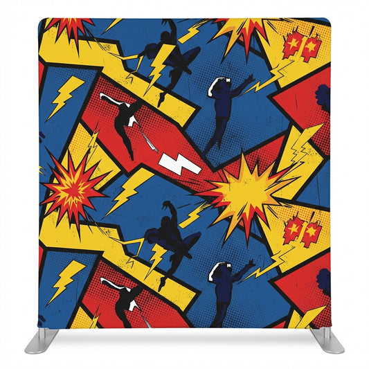 Electric Ink City Pillowcover Backdrop