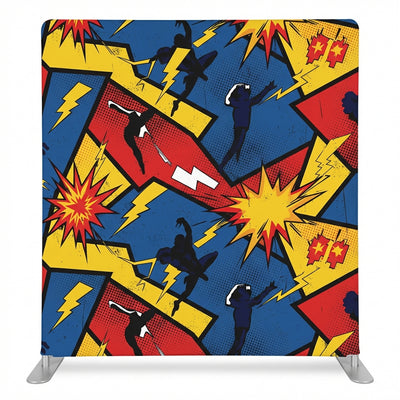Electric Ink City Pillowcover Backdrop