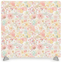 Apricot Wildflower Double-Sided Pillowcover Backdrop - Front