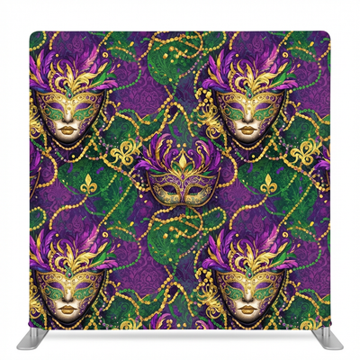Venetian Midnight Mask Pillowcover Backdrop
