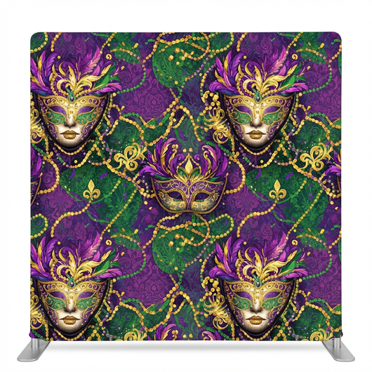 Midnight Venetian Double-Sided Pillowcover Backdrop - Back