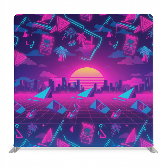 Electric Dreamscape Pillowcover Backdrop