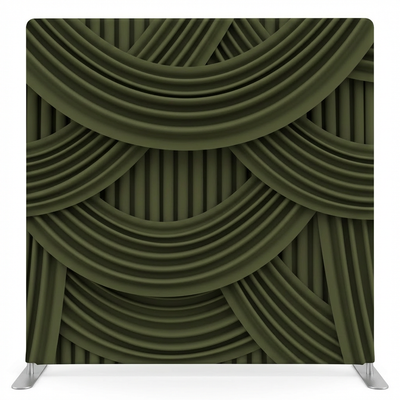 Champagne Evergreen Double-Sided Pillowcover Backdrop - Back
