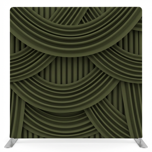 Champagne Evergreen Double-Sided Pillowcover Backdrop - Back