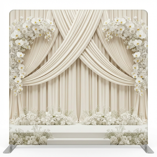 Alabaster Orchid Symphony Pillowcover Backdrop