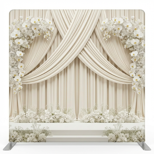 Alabaster Orchid Symphony Pillowcover Backdrop