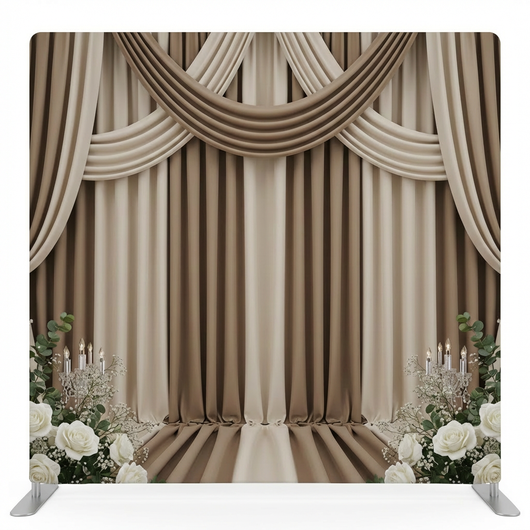 Vanilla Toffee Serenade Pillowcover Backdrop