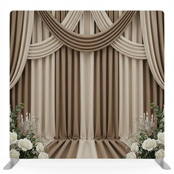 Vanilla Toffee Serenade Pillowcover Backdrop