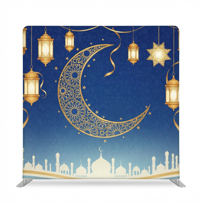 Celestial Lantern Night Pillowcover Backdrop