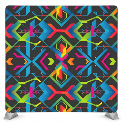 Electric Prism Double-Sided Pillowcover Backdrop - Back